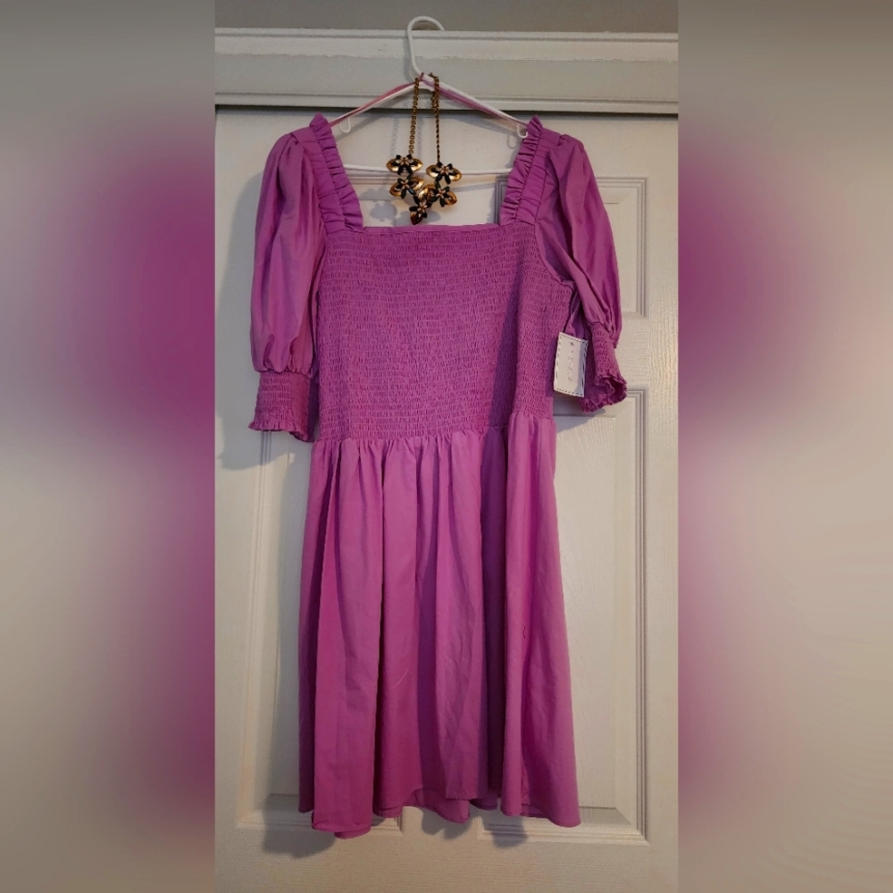 Dress and necklace